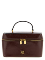 PINKO Brown Calfskin Handbag