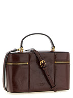PINKO Brown Calfskin Handbag