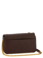 PINKO Brown Lamb Leather Shoulder Bag