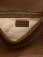 PINKO Brown Lamb Leather Shoulder Bag