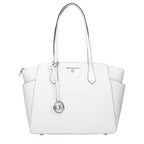 Michael Kors White Leather Shoulder Bag