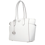 Michael Kors White Leather Shoulder Bag