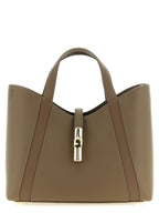 Furla Gray Calfskin Tote Bag