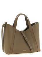 Furla Gray Calfskin Tote Bag