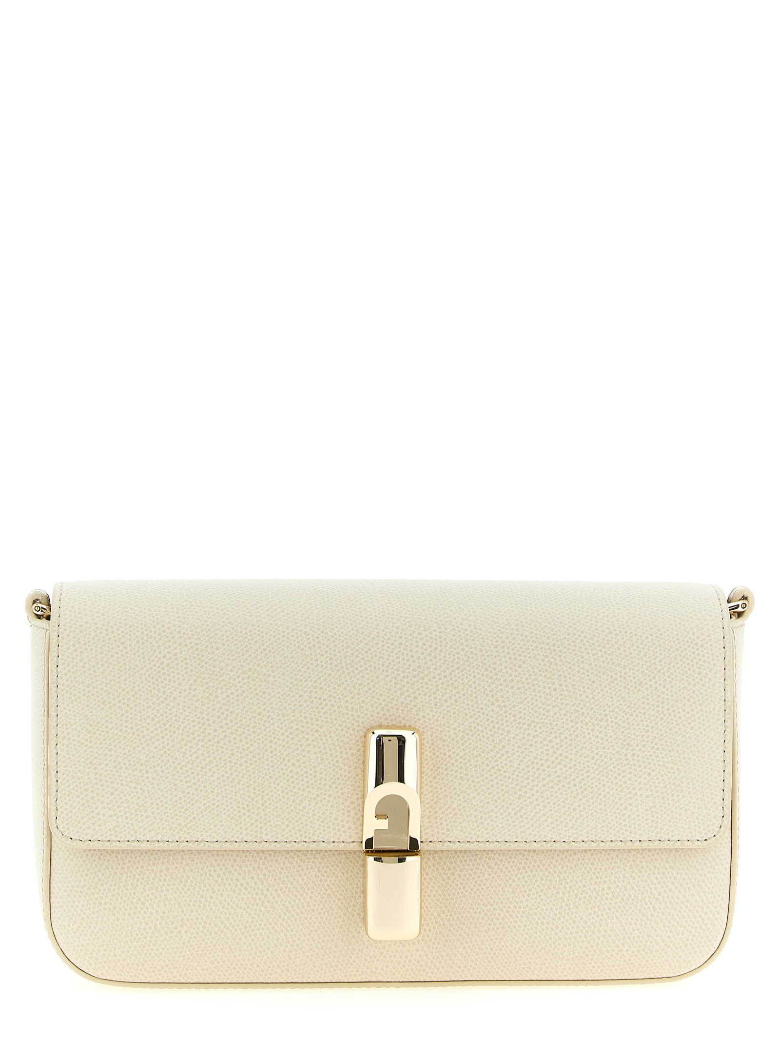 Furla White Calfskin Crossbody Bag