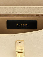 Furla White Calfskin Crossbody Bag