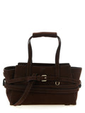 Moschino Brown Calfskin Handbag