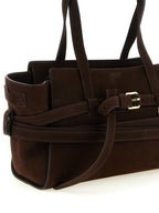 Moschino Brown Calfskin Handbag