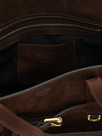 Moschino Brown Calfskin Handbag
