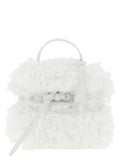 Moschino White Leather Handbag