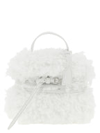 Moschino White Leather Handbag