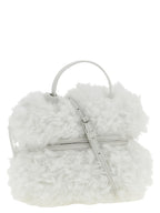 Moschino White Leather Handbag