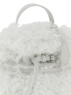 Moschino White Leather Handbag