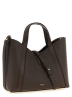 Furla Brown Calfskin Tote Bag
