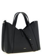 Furla Black Calfskin Tote Bag