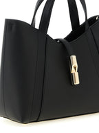 Furla Black Calfskin Tote Bag
