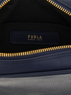 Furla Blue Calfskin Handbag