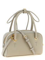 Furla Gray Calfskin Handbag