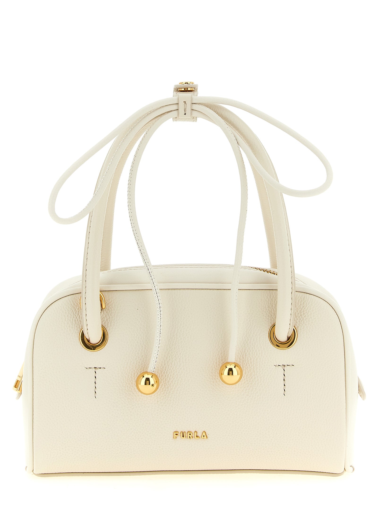Furla White Calfskin Handbag