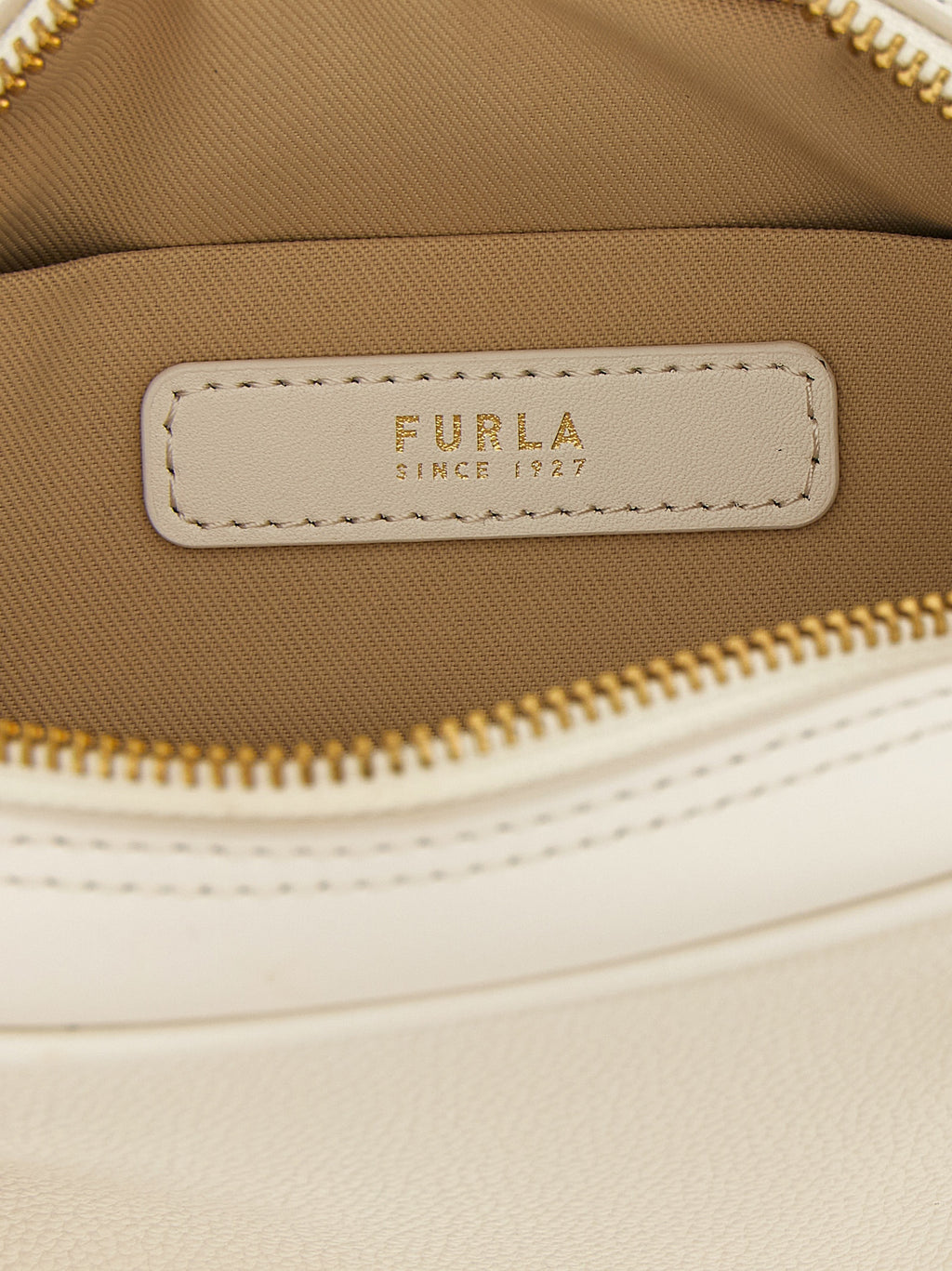 Furla White Calfskin Handbag