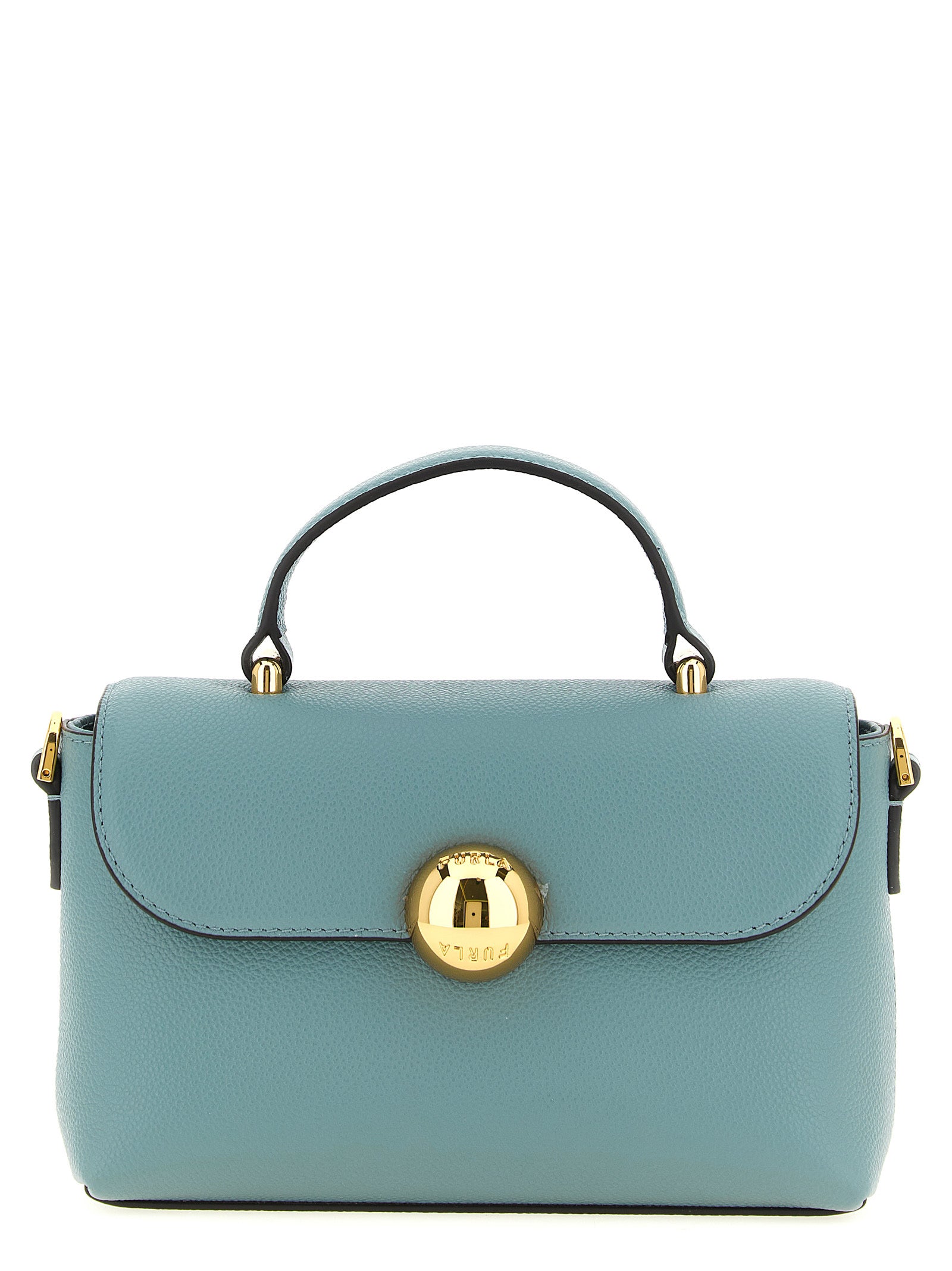 Furla Blue Calfskin Handbag