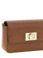 Furla Brown Calfskin Crossbody Bag