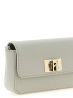 Furla Gray Calfskin Crossbody Bag