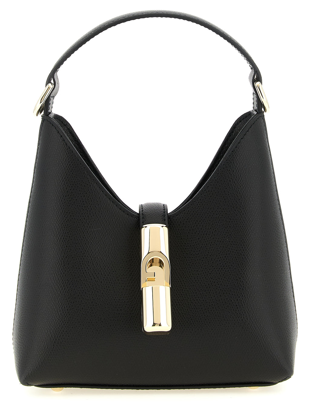 Furla Black Calfskin Handbag
