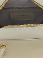 Furla Gray Calfskin Handbag