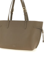 Furla Gray Calfskin Tote Bag