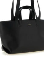 A.P.C. Black Cowhide Tote Bag