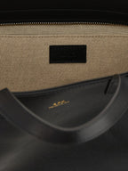 A.P.C. Black Cowhide Tote Bag