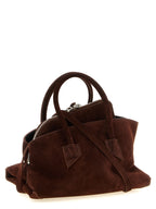 The Attico Brown Bovine Leather Handbag