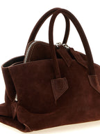 The Attico Brown Bovine Leather Handbag