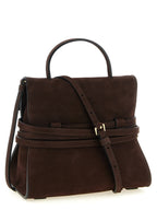 Moschino Brown Calfskin Handbag