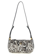 PINKO Gray Calfskin Crossbody Bag