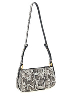 PINKO Gray Calfskin Crossbody Bag