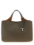 Tod's Gray Calfskin Handbag