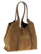 Tod's Brown Calfskin Tote Bag