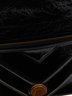 PINKO Black Calfskin Crossbody Bag