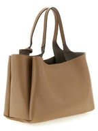 Tod's Brown Calfskin Tote Bag