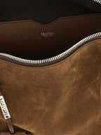 Max Mara Brown Calfskin Shoulder Bag