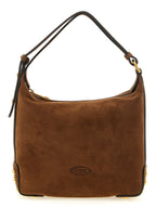 Tod's Brown Calfskin Shoulder Bag