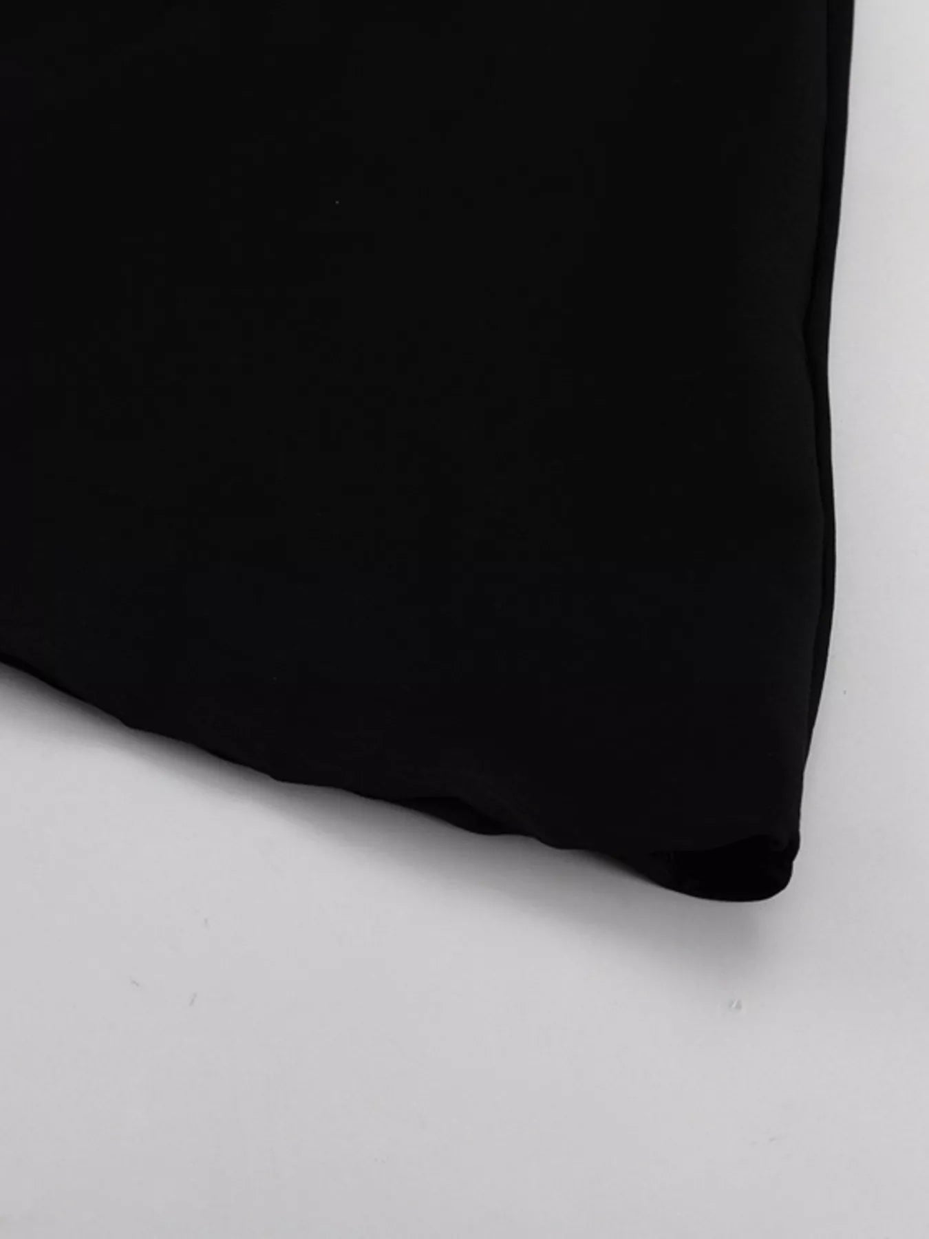 YSONA Puff Sleeve Contrast Collar Dress — close-up view | Women's Dress | Shop YSONA