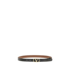 Valentino Garavani Black Calf Leather Bos Taurus Belt