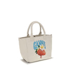 Ganni Beige Polyester Shoulder Bag