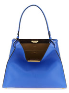 Fendi Blue Calfskin Handbag