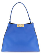 Fendi Blue Calfskin Handbag