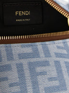 Fendi Blue Cotton Handbag