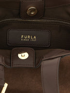 Furla Brown Calfskin Handbag